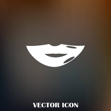 Dudak simgesi web tasarım