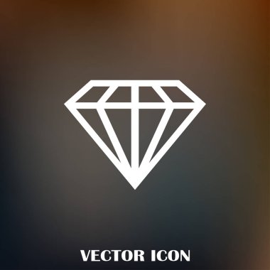 satır elmas vektör simgesi