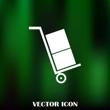 Bagaj vektör web simgesi.