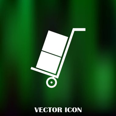 Bagaj vektör web simgesi.