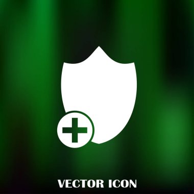 Kalkan vektör web simgesi