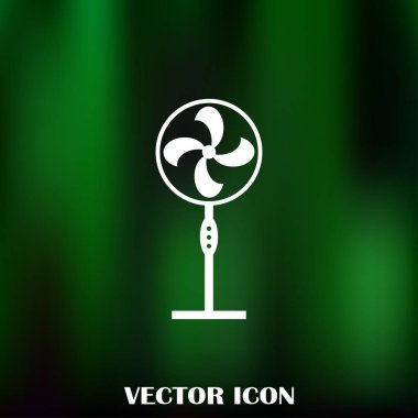 Havalandırma simgesi. Hava havalandırma veya fan simge. Vektör çizim