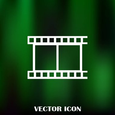 video simgesi, vektör illüstrasyonu