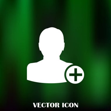 arkadaş vektör simgesi ekle