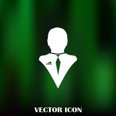 İşadamı vektör web simgesi