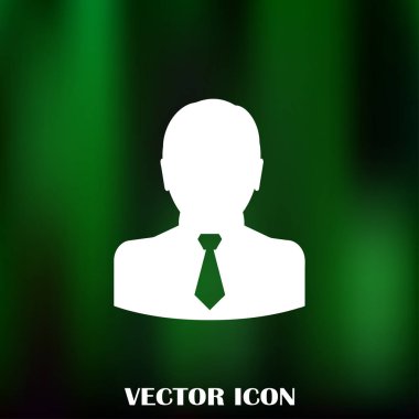 İşadamı vektör web simgesi