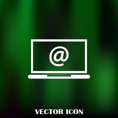 dizüstü bilgisayar kutsal kişilerin resmi içinde e-posta