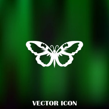Kelebek vektör web simgesi