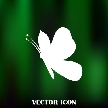 Kelebek vektör web simgesi