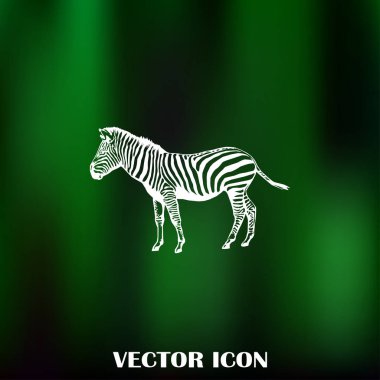 Zebra vektör web simgesi