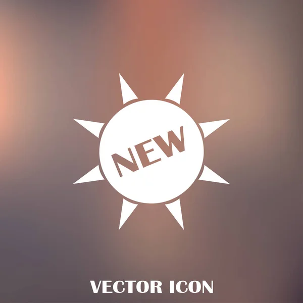 Nowy znak tkanina ikona — Wektor stockowy