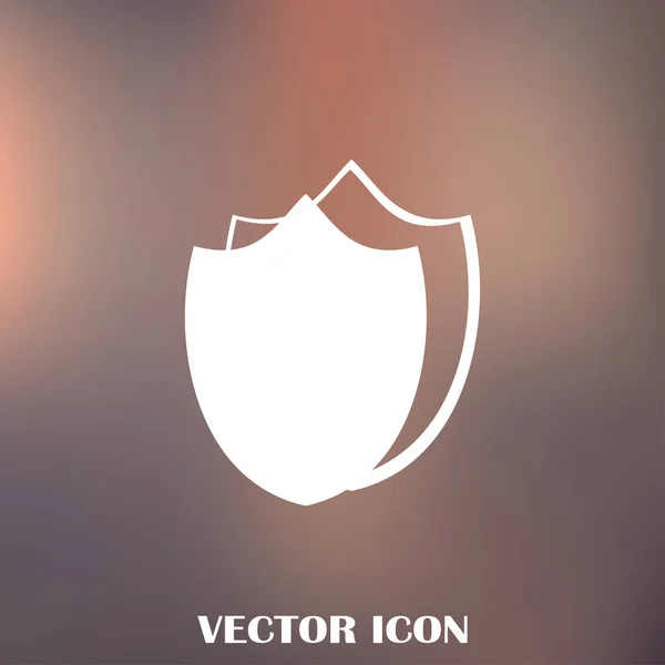 Schild-Vektor-Websymbol — Stockvektor