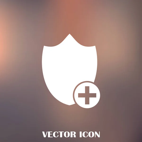 Schild-Vektor-Websymbol — Stockvektor