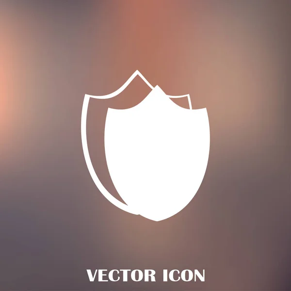 Escudo vector web icono — Vector de stock