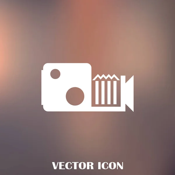 Videokamera web vektor ikon — Stock Vector