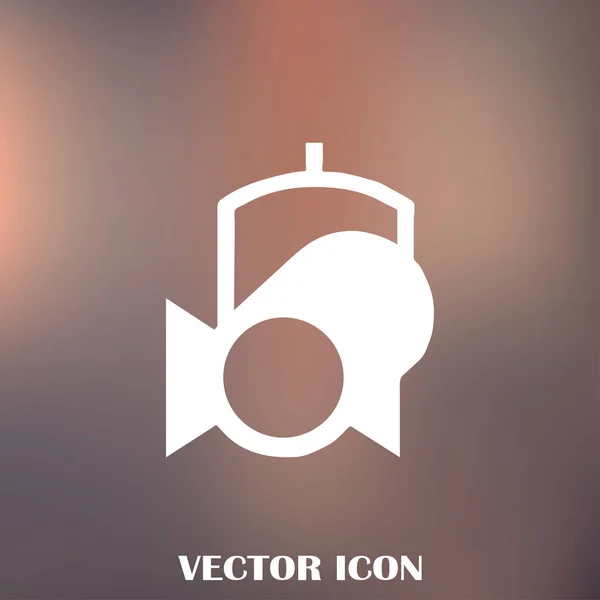 Spotlight vektor web icon. — Stock vektor