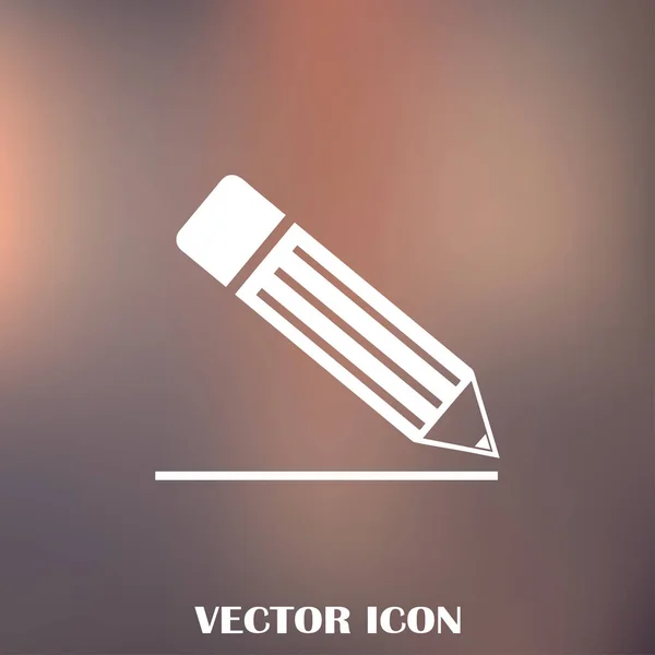 Pencil icon , vector illustration — Stock Vector