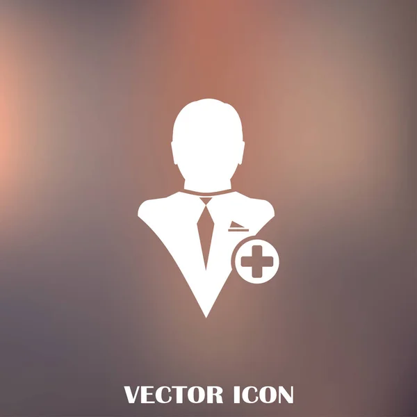 Přidat ikonu kamaráda vektoru — Stockový vektor