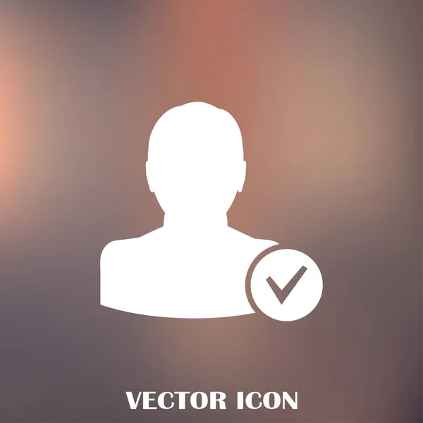 Añadir amigo vector icono — Vector de stock