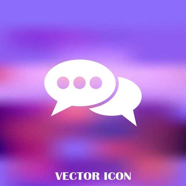 Web-Ikone im Chat — Stockvektor