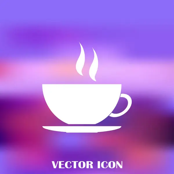 Coffee cup vector icon — Stock Vector