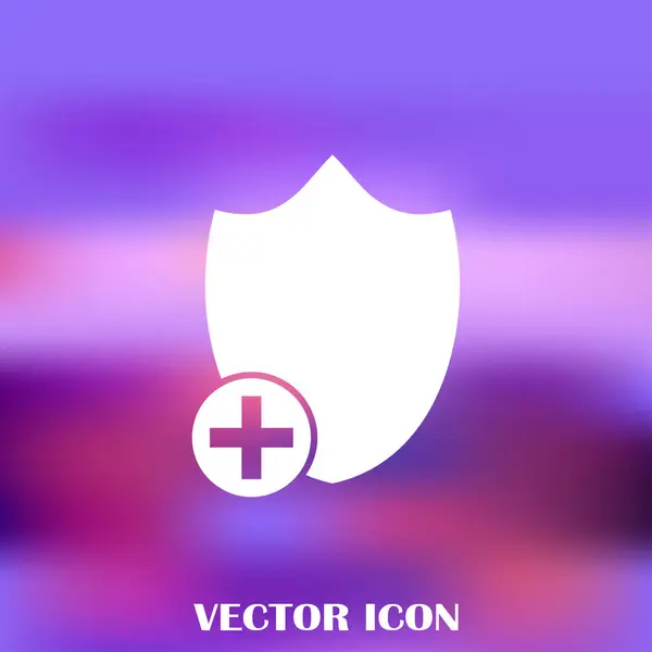 Schild-Vektor-Websymbol — Stockvektor