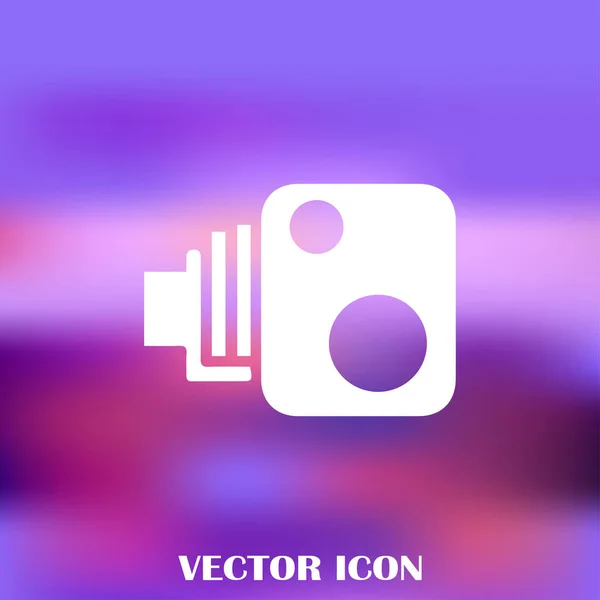 Icône de vecteur web caméscope — Image vectorielle