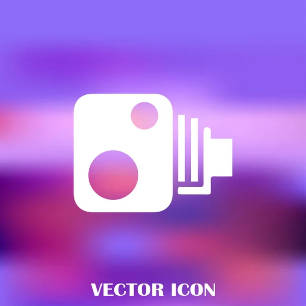 Ícone do vetor web camcorder — Vetor de Stock