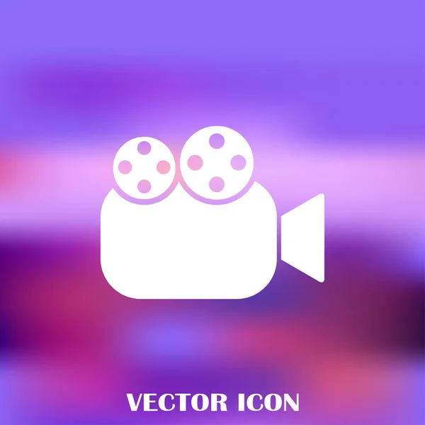 Icône de vecteur web caméscope — Image vectorielle