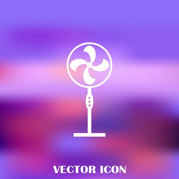 Icono de ventilación. Ventilador de aire o símbolo del ventilador. Ilustración vectorial — Vector de stock