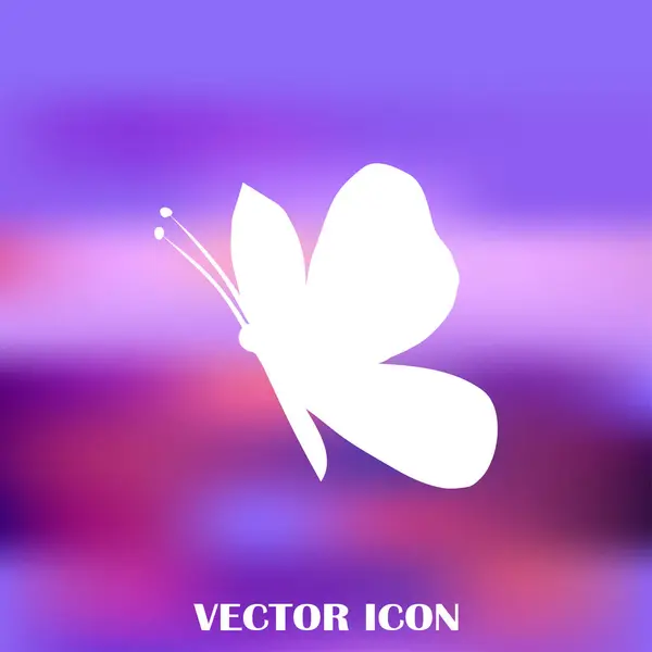 Ícone web vetor borboleta — Vetor de Stock