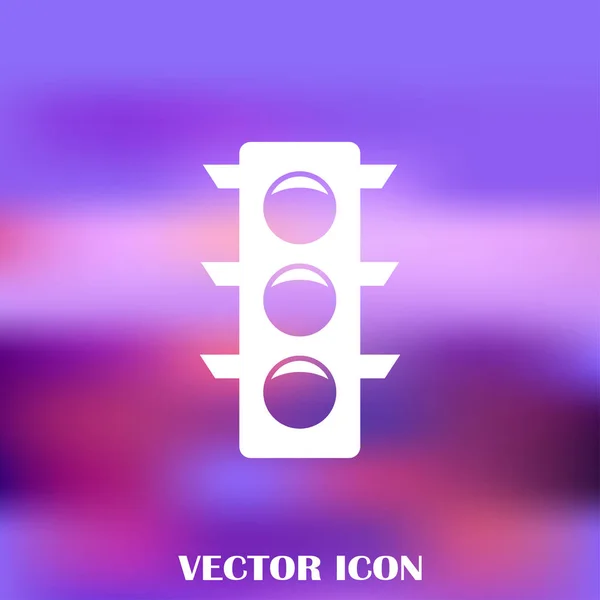 Значок векторного светофора . — стоковый вектор