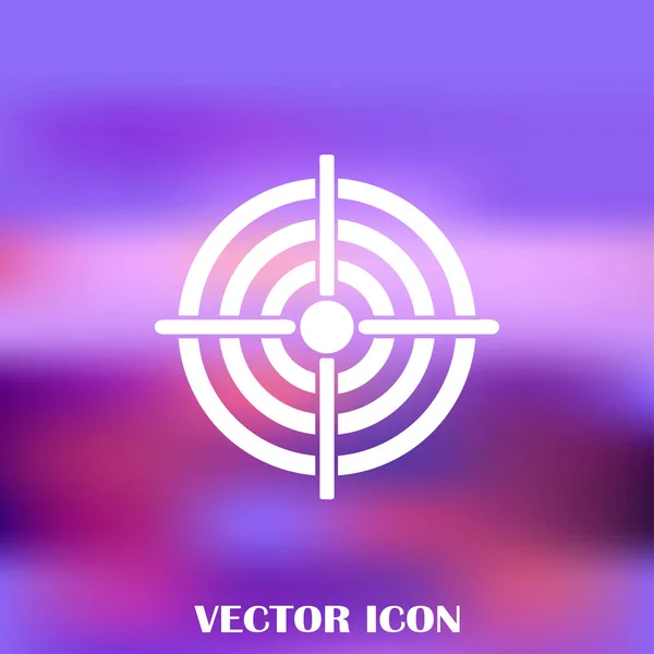 Icono de destino, ilustración vectorial para el diseño web — Vector de stock