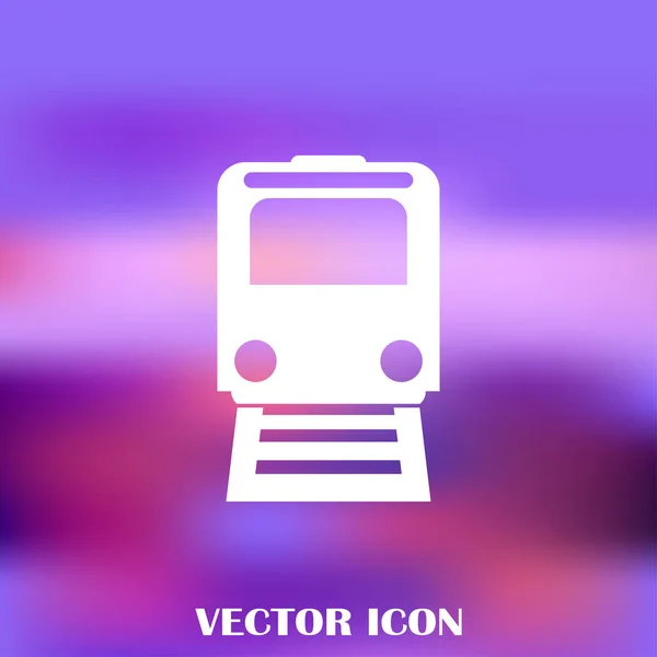 The steam locomotive. Old rail web icon — Stock Vector