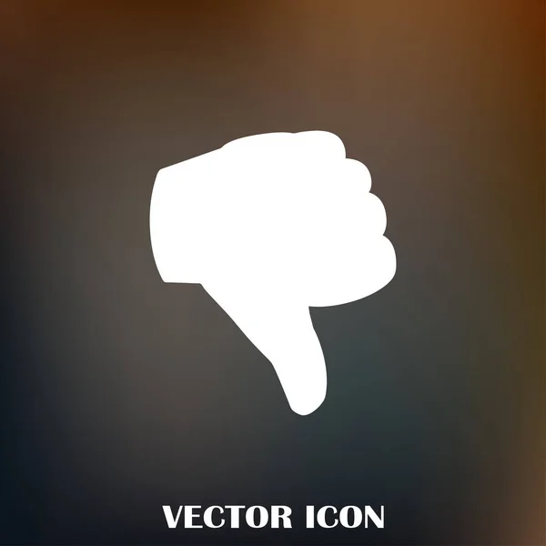 Vector thumb up icon, Flat icon vector illustration. — Stock Vector