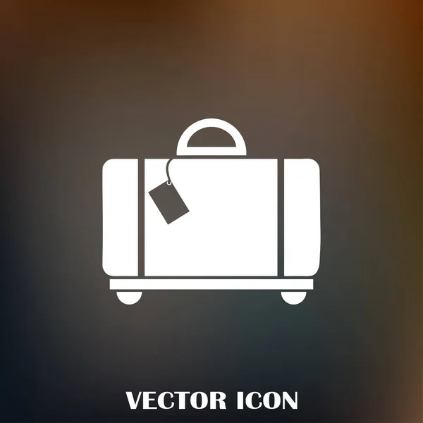 Vector de equipaje web Icono . — Vector de stock