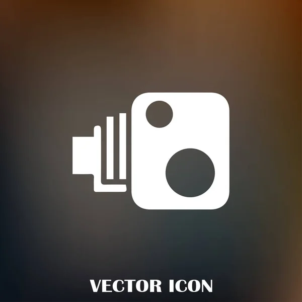 Ikon vektor web camcorder - Stok Vektor