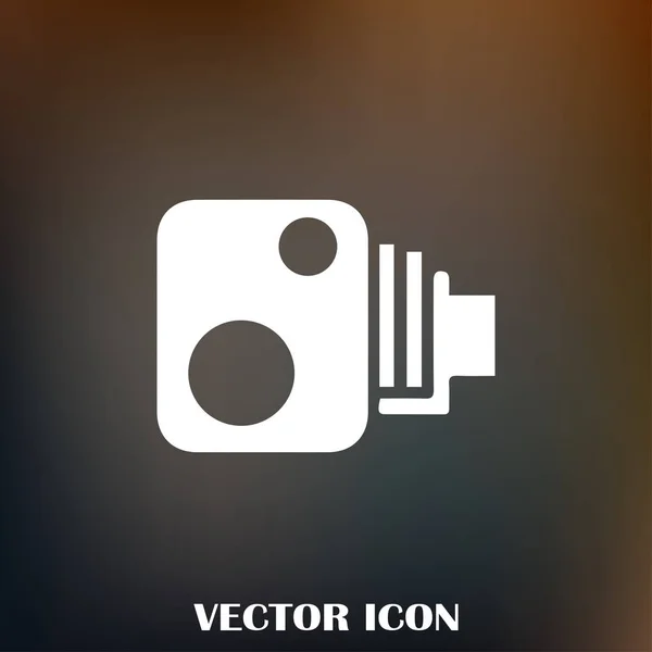 Ikon vektor web camcorder - Stok Vektor