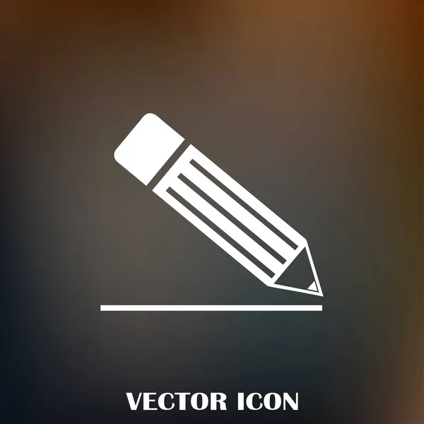 Bleistift-Symbol, Vektorillustration — Stockvektor