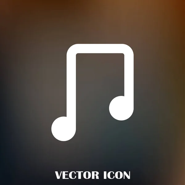 Vektorové ikonu Hudba — Stockový vektor