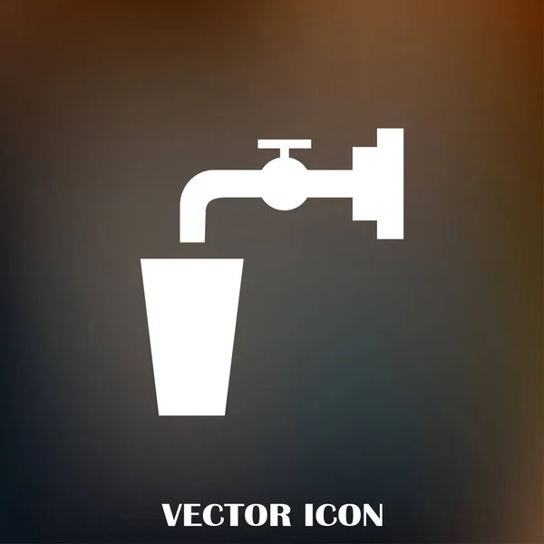 Crane Icon Vector. Pictograma plano simple negro. Símbolo de ilustración — Archivo Imágenes Vectoriales