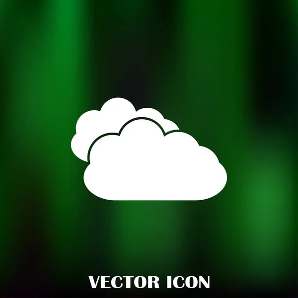 Vektor flach zwei Wolken Symbol. eps10 — Stockvektor