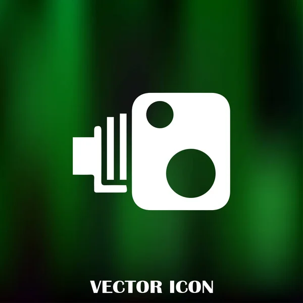 Camcorder web vector icon — Stock Vector