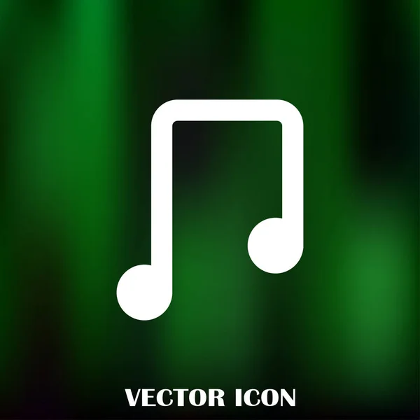 Vector music note icon — Stock Vector
