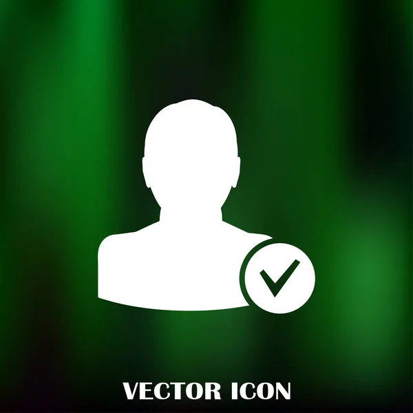 Adicionar ícone de vetor amigo — Vetor de Stock