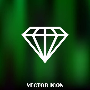 satır elmas vektör simgesi