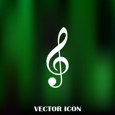 düz müzik treblekey simgesi