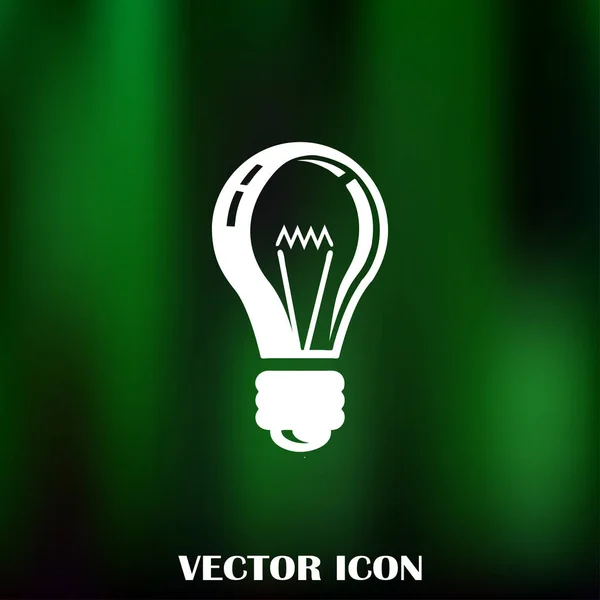 Lamp icon web vector — Stock Vector