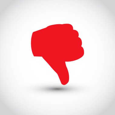 Başparmak simge vektör