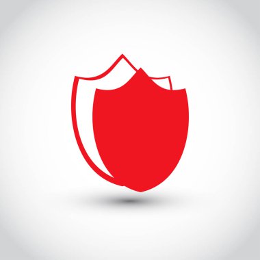 Kalkan vektör web simgesi